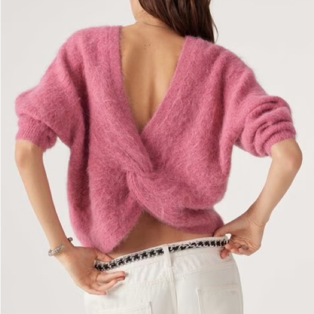 NWOT Ba&Sh Fill Knit Long Sleeve Sweater